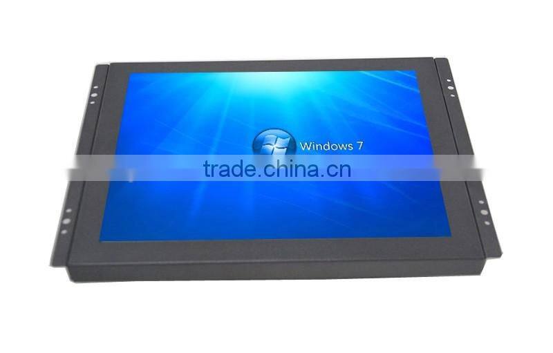 Metal casing 10.4inch open frame LCD CCTV monitor with BNC AV interface