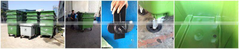Plastic wheelie industry bin 240L EN840