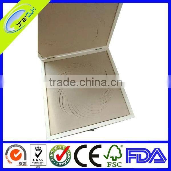 sliding unfinished wood box pine wood box