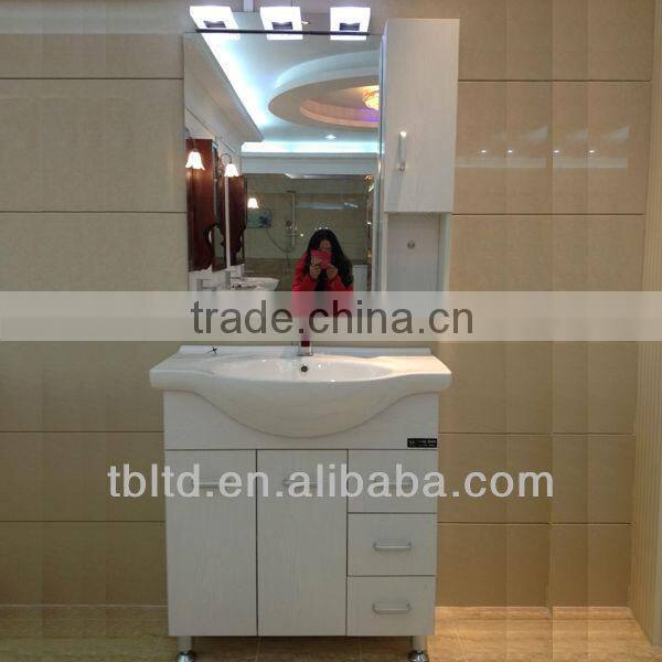 Bathroom furniture bathroom cabinet with light and mirror made in China