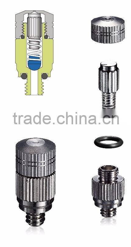Fine Fogging Garden Cooling 303 Stainless Steel Fog Nozzle