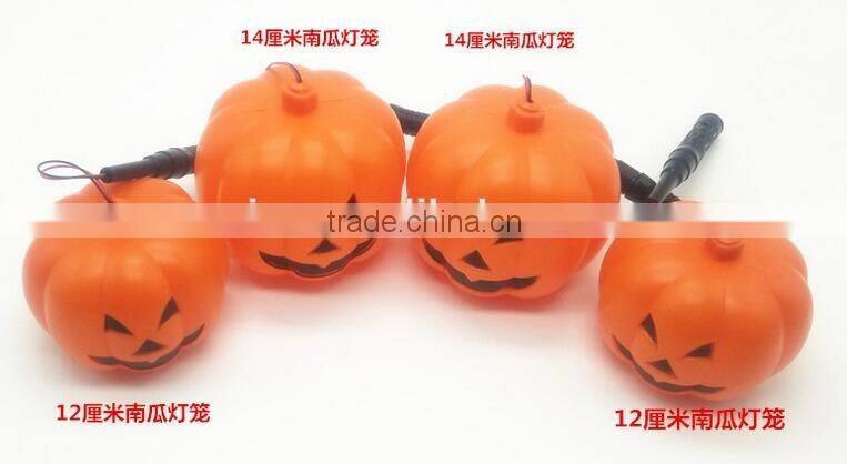 2016 Wholesale Plastic jack-o'-lantern pumpkin lantern pumpkin light pumpkin lamp for Halloween