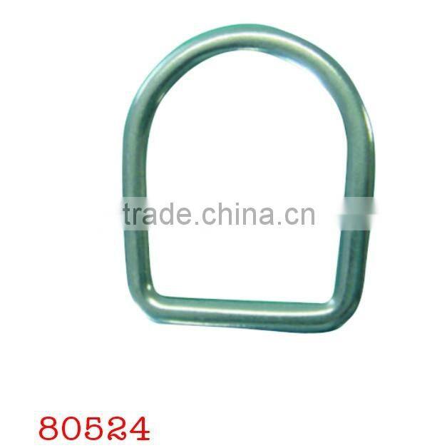 Factory Supplied SS or Solid Brass Dee Ring Buckle without Tongue