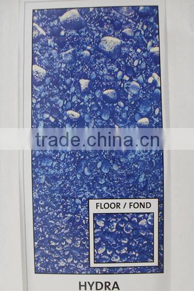 overlap Virgin vinyl hydra pattern printed above-ground swimming pool liner