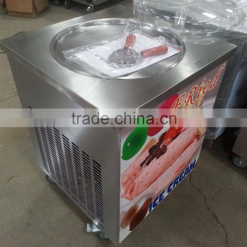 Rolly fried ice cream machine for easy to use with CE