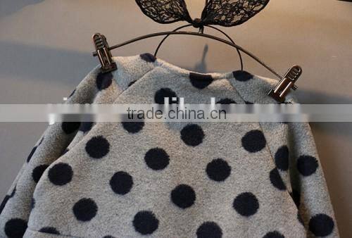 2015 New Arrived 1-6 Years Old Baby Girl Dress Autumn Hot Sale Woolen One Piece Baby Girls Dress Designs