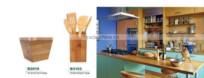 bamboo utensil holder for kitchen