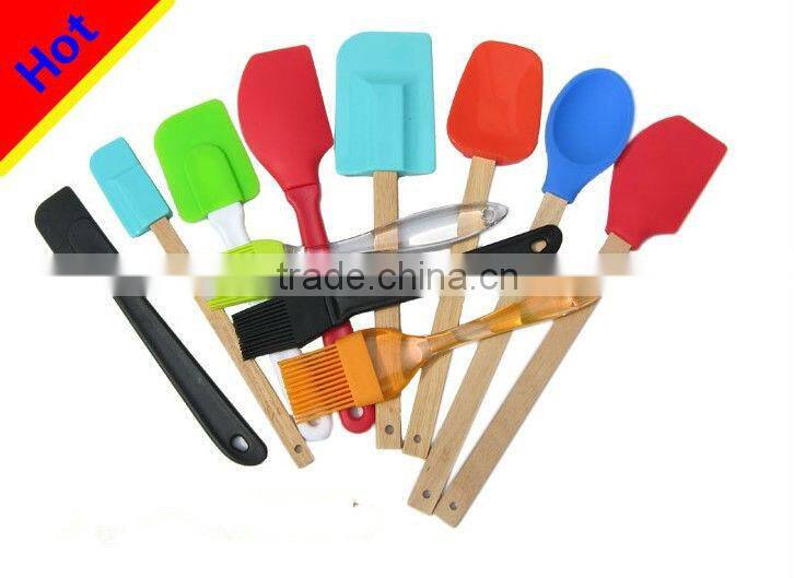 food grade cooking non-stick silicone cooking spoon