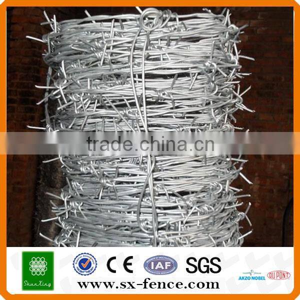 ISO,SGS,BV professional manufacturer Galvanized Barbed Wire Price