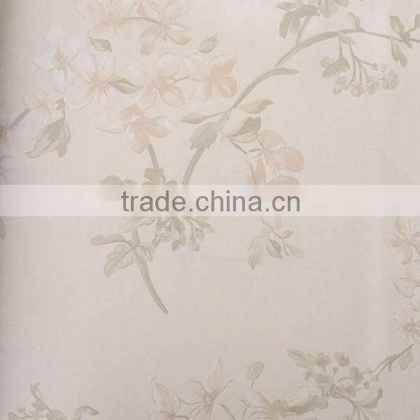 non woven Hot sale flower garden artificial Wallpaper