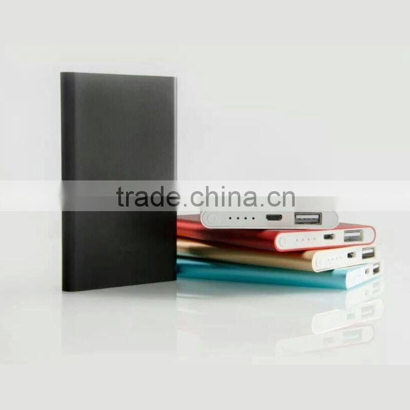 High Quality Xiaomi Mobile Portable Power Bank Aluminium Alloy Power Bank 5000mAh For Mobile Phone