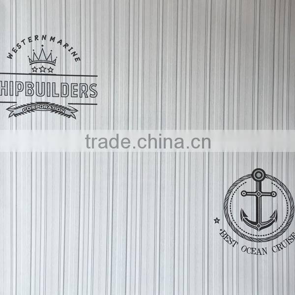 Mediterranean style vinyl wallpaper