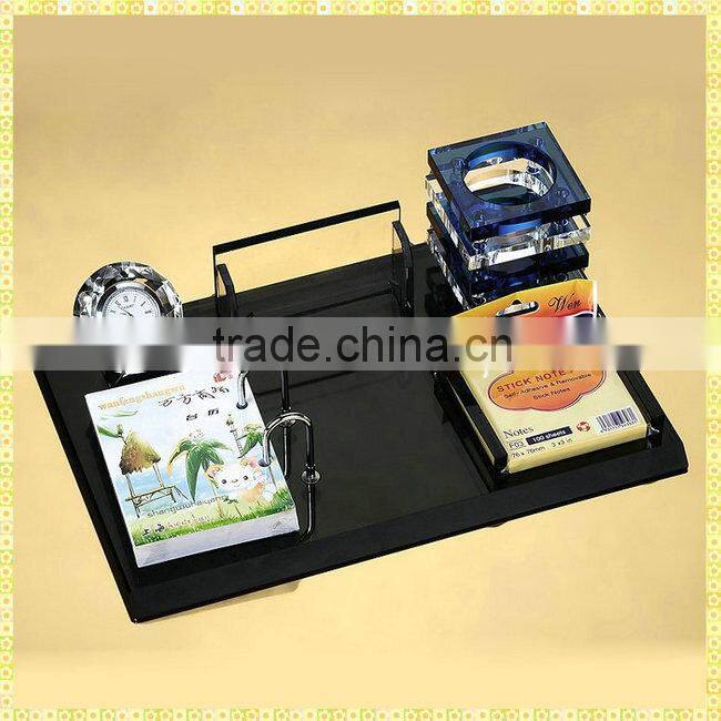 Pen Holder Crystal Office Desk Stationery Set For Business Souvenirs