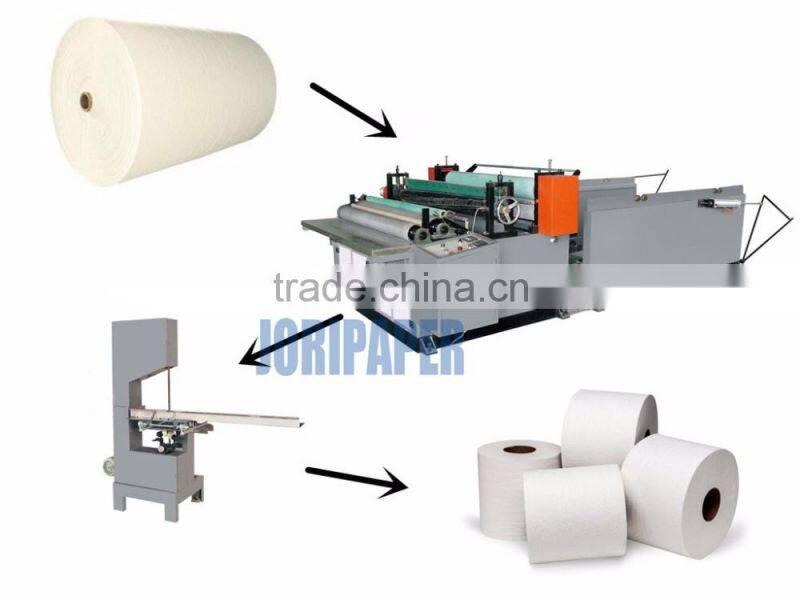 Manufacturer electric automatic 1575B paper toilet tissue making machine