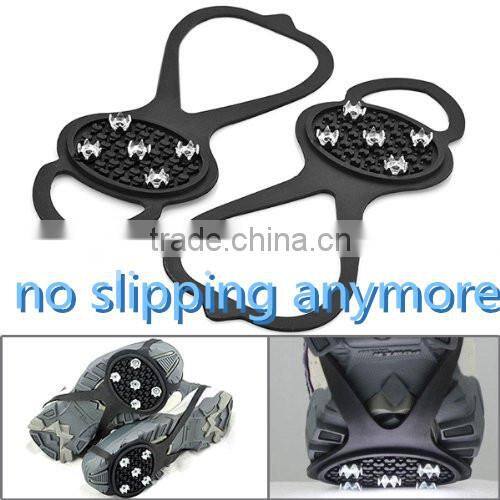 2015 High quality saled best eco-friendly four size shoe ice gripper for keeping safe