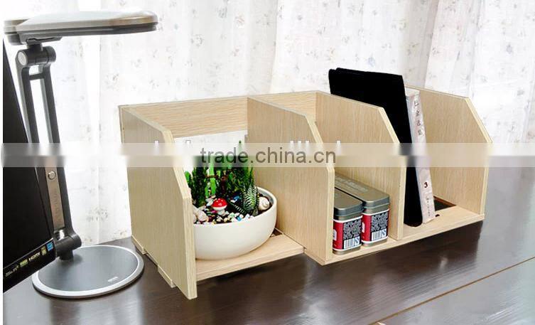 Quite Useful Bookcase Or Shef On The Desk With PB/MDF Materials