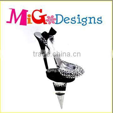 High Quality Excellent Shoe Design Diamond Wine Stopper