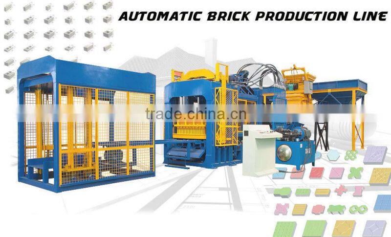 Brick Production Line Processing and Hydraulic Pressure Method manual block making machine and cement mixer