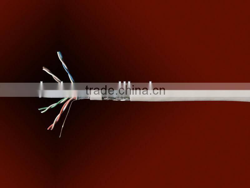 Low price CAT6 SFTP LAN CABLE WITH CE & ROHS CERTIFICATION NETWORK CABLE