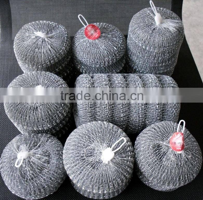 Stainless steel scrubbing sponge pads Dish washer Multi purpose kitchen cleaner