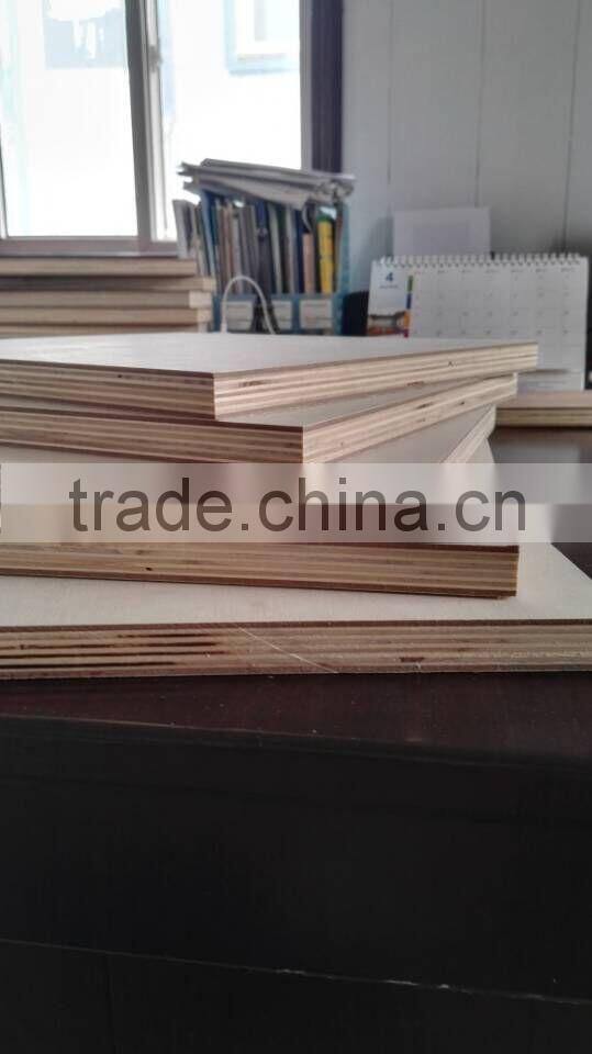 CARB certified unique plywood with two layers MDF protecting from breaking lines painting lines knife lines,consistent color