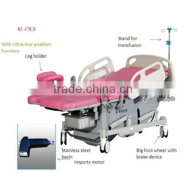 KL-CB.II Portable Childbirth Bed kids portable beds ICU bed for patients specifications