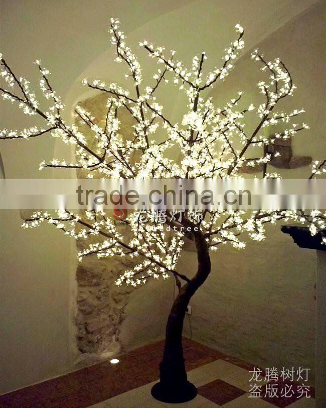 2.5m Hot sale christmas decoration outdoor led cherry blossom tree light