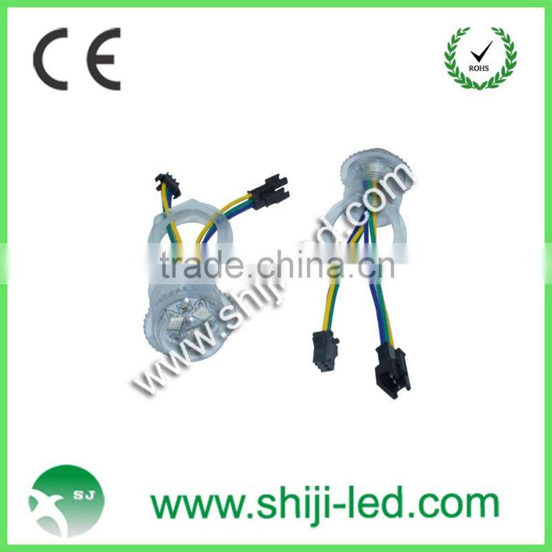 new pixels 19mm install hole replace E14 amusement park rides led