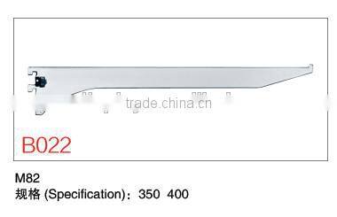 Chrome Slatwall hanging shelf brackets