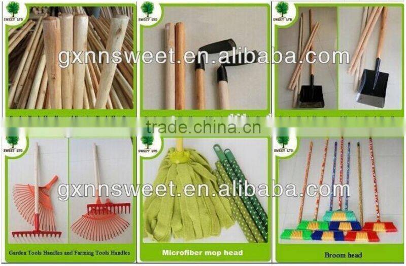 Factory price varnished wood mop handle soomth wood handle 120*2.2CM