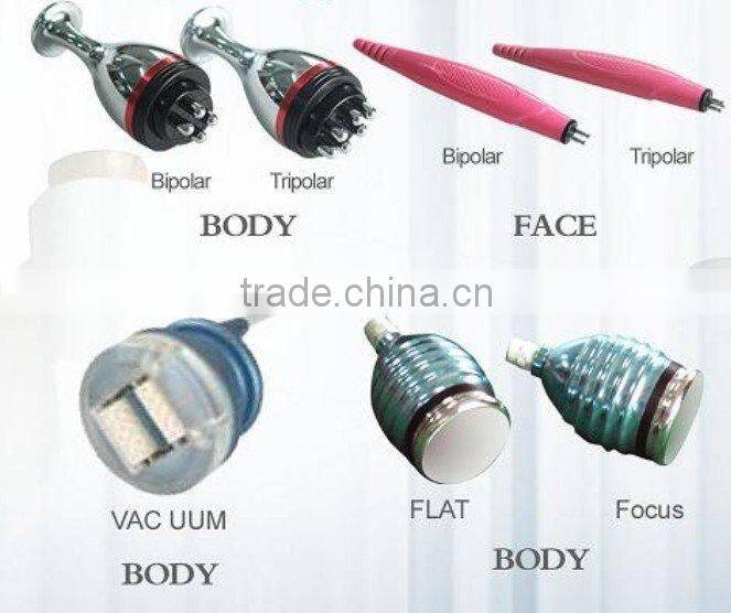 latest bipolar and tripolar radio frequency cavitation slimming beauty Fat Dissolving equipment