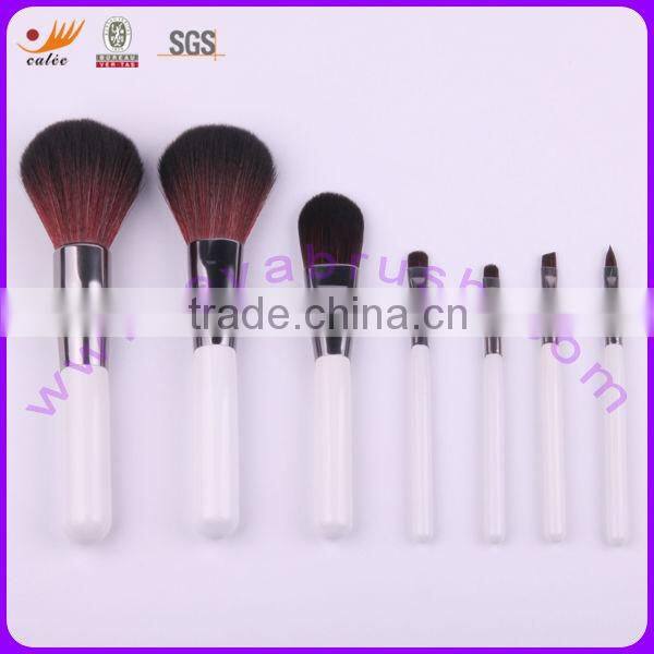 7 pcs makeup brush set with aluminum tube,ideal for professional use