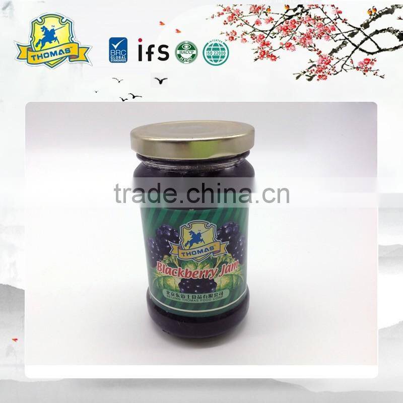 high quality blackberry fruit jam
