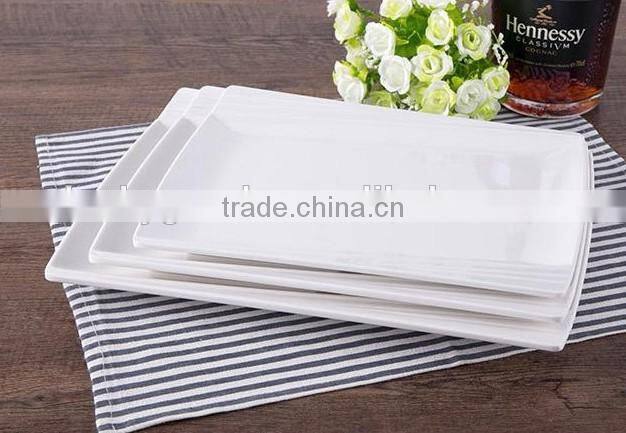wholesale banquet hotel restaurant white porcelain ceramic plate