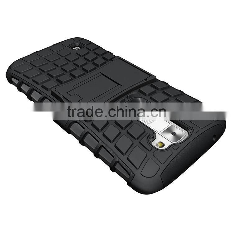 OEM WELCOME! Multicolor TPU+PC Armor Spider Hybrid Kickstand Cell Phones back cover for LG K7 Tribute 5 DUAL LAYER ARMOR CASE