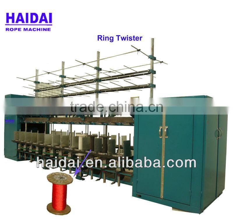 Professional pp/pe/polyester yarn twisting doubling machine