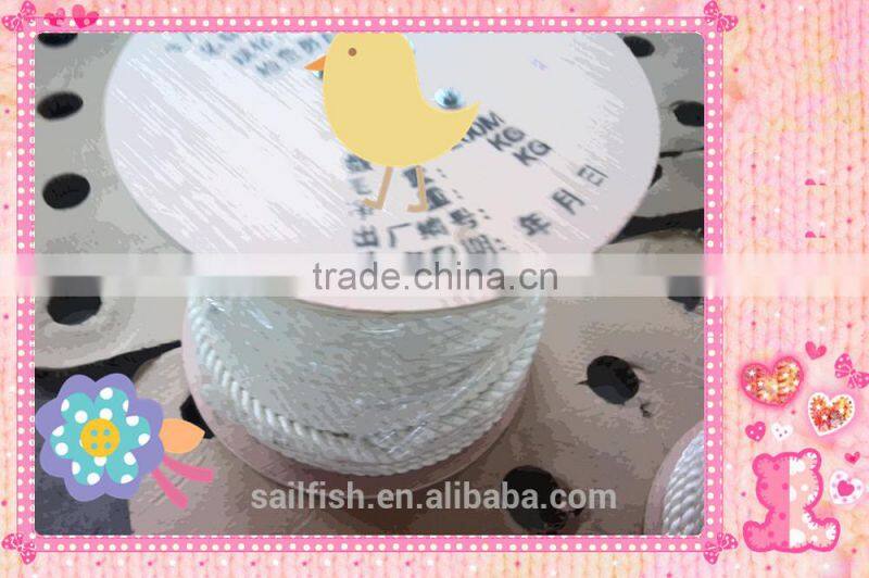32mm,48mm,64mm,70mm and 72mm polypropylene multifilament 8 strand mooring rope