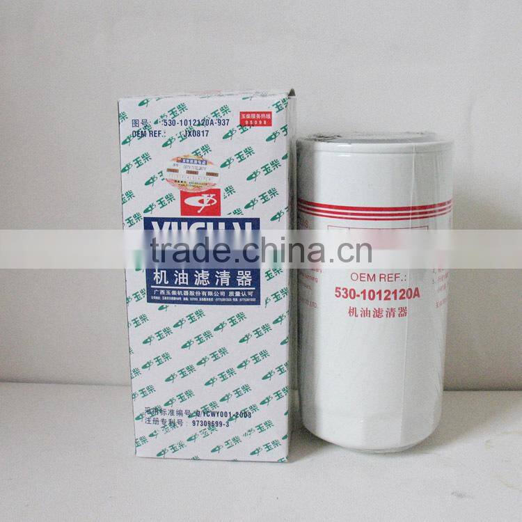 Yuchai diesel engine parts oil filter JX0817 530-1012120A and other parts