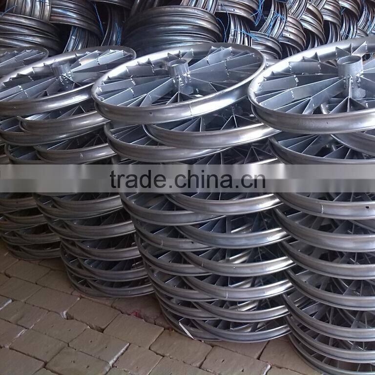 24x2.125 Rubbish cart wheel( Welded steel plate,Heavy-duty cart wheel )