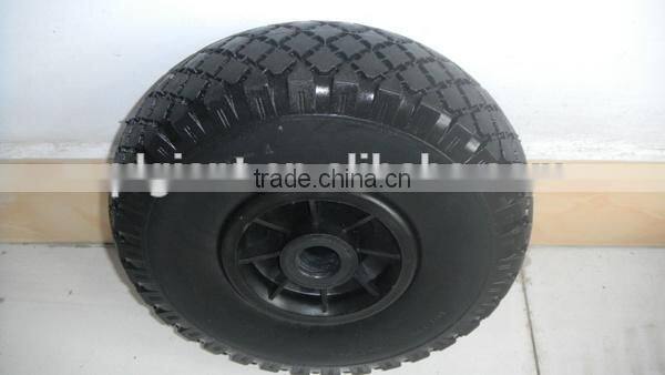 flat free pu foam wheels 3.00-4