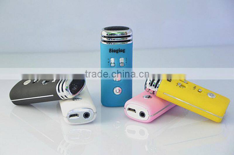 hot selling portable Mini karaoke player with custom logo,custom size,custom color,OEM orders are welcome