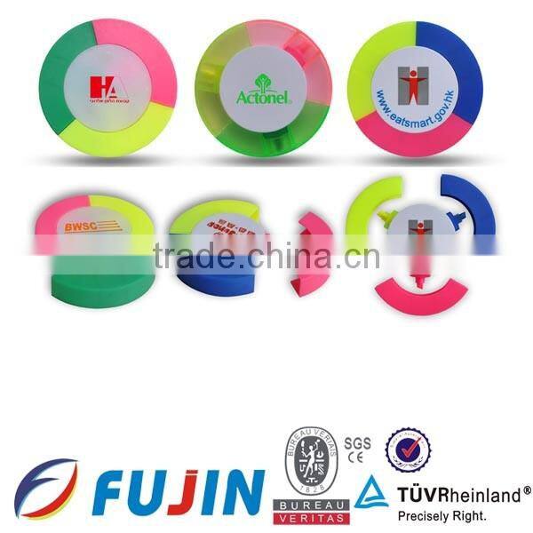 Sonw shape palm shape hot stationery highlighter pens many colors fluorescent marker pen for Children/Highlighter marker