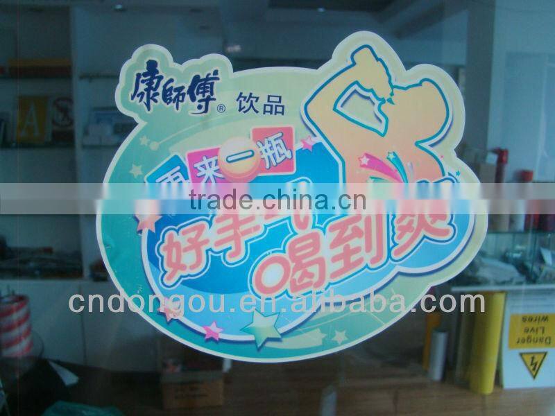 Cheap hot custom electrostatic custom stickers