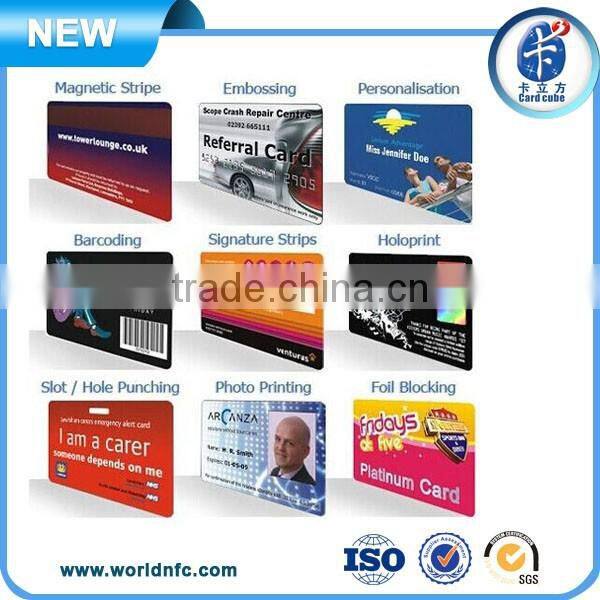 China Suppliers Metal Card with Magnetic Stripe and Signature Panel
