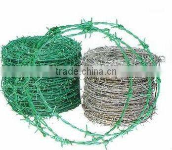 high quality low carbon galvanized barbed wire (manufactirer)