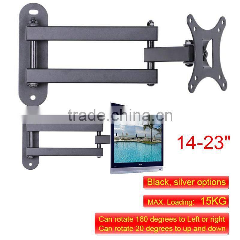 Cold-rolled outdoor tv mounting brackets Steel LCD TV bracket,TV Wall Mount Bracket for 30-60" Plasma LCD LED black
