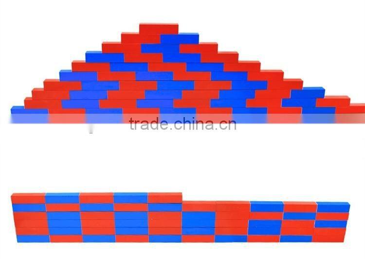 Kindergarten teaching materials montessori sensorial wooden toys