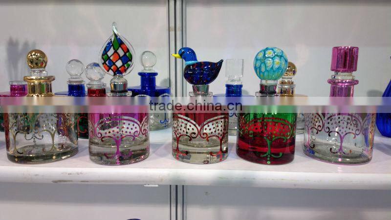 Bottle Gourd Perfume Glass Bottle With Glass Cap Perfume Bottle Set