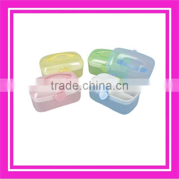 small plastic box & small storage box