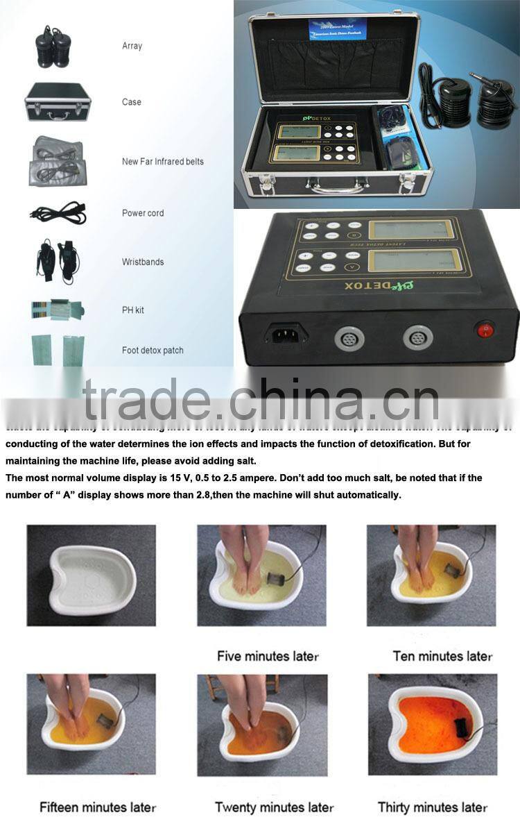 Best selling products body ion cleanse detox foot bath foot spa machine